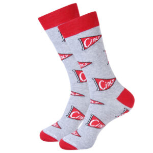 Cincinnati Pennant Socks